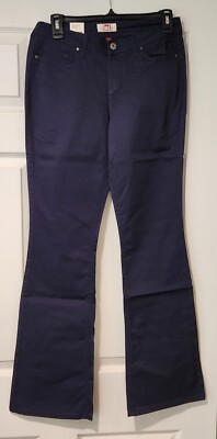 l.e.i. Sophia Hipster Flare Junior's Size 7 Navy