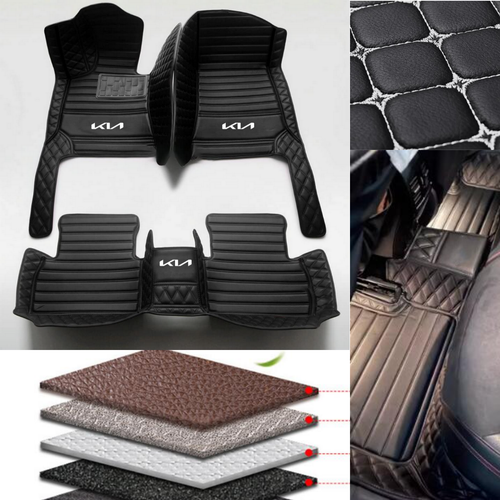 Fit For KIA All Models Car Floor Mats Waterproof Carpets All-weather Auto Mats - Imagen 4 de 41