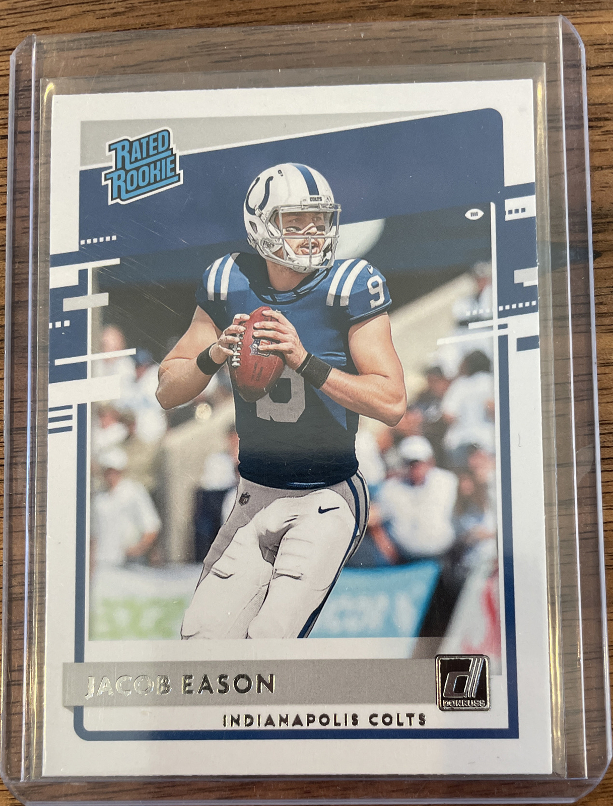 Jacob Eason 2020 Donruss Football Rated Rookie Card RC #312 Indianapolis Colts