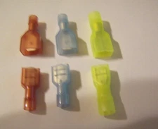 (30) Female/Male Insulated Quick Disconnect Wire Terminals Connectors Combo Pack