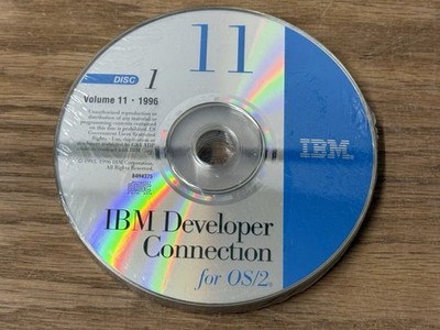 Rare NEW SEALED CD DISCS IBM Developer Connection for OS/2 Vol 11 1996