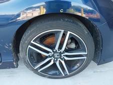 Used Wheel fits: 2016 Honda Accord 19x8 alloy factory 5 twin spoke with black in
