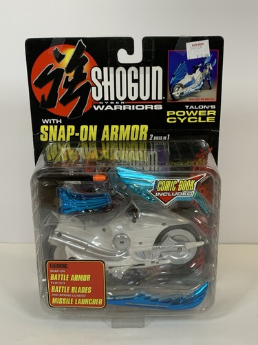 Trendmasters Shogun Cyber Warriors 1994 - Juego completo de 4 ciclos - Nuevo sellado - Imagen 9 de 24