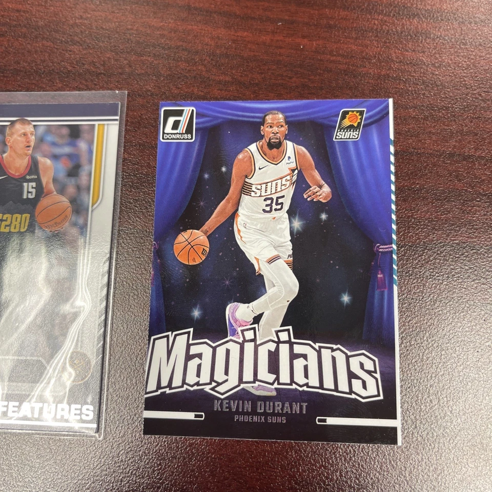24-25 Panini Donruss Magician Franquicia Característica Kevin Durant Nikola Jokic ERROR  Foto 3 de 4