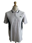 Lacoste Devanlay Andy Roddick Men's Tennis Polo Shirt Striped Size 5/L