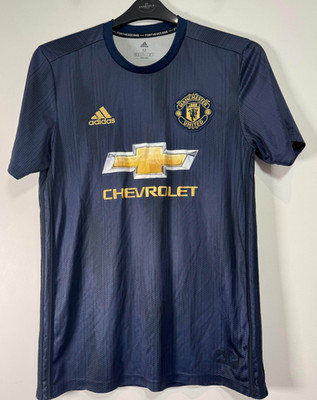 Manchester United Heim Fußball Trikot 2018-2019 Adidas Herren mittelblau