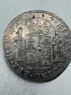 1811 Mo HJ Mexico 8 Reales Coin Ferdinand VII Spanish Colonial Silver Chop Marks — photo 2