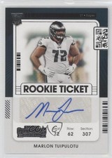 2021 Panini Contenders Rookie Ticket Marlon Tuipulotu #231 Auto 0dp1