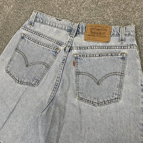 Levi's 951 Relaxed Fit Jeansshorts Damen 8 (29x6) Orange Tab Vintage 90er 1997 - Bild 2 von 15