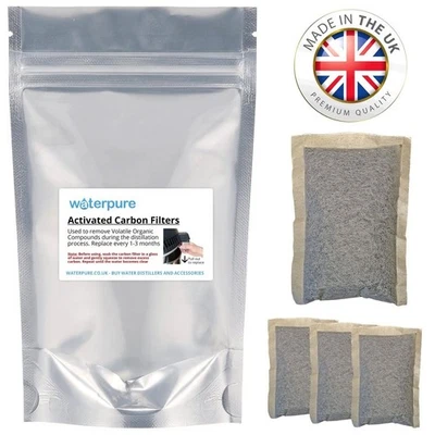 Activated Organic Carbon Filters for Water Distillers UK Produced by Water Pure - Image 1 of 2