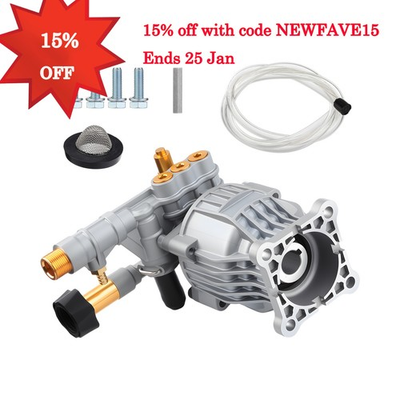 #ad Pressure Washer Pump Kit 3300 PSI 2.4 GPM 3 4quot; Shaft For Technologies 90028 $96.89