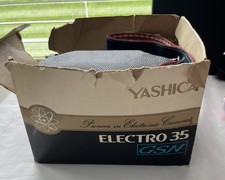 YASHICA ELECTRO 35 GSN HONG KONG WITH CASE, Untested, Used With Instructions
