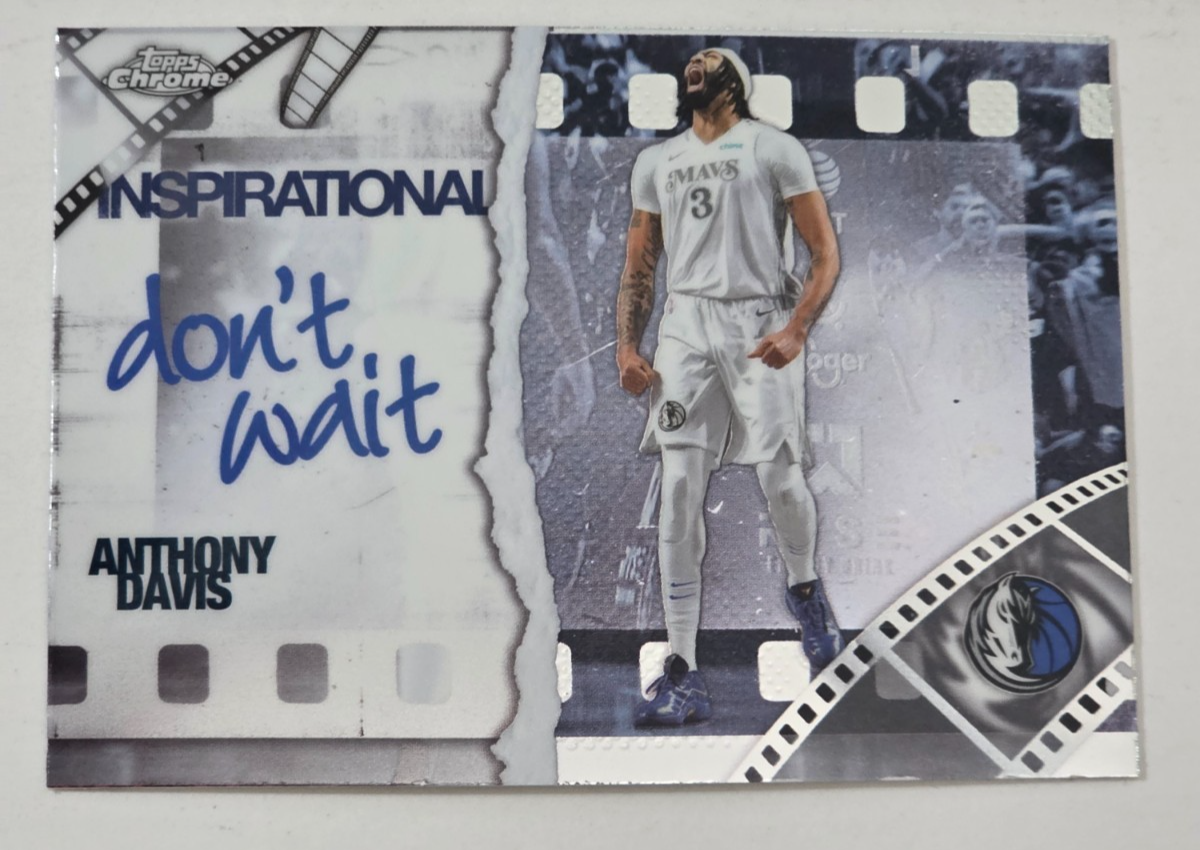 Anthony Davis 2025-26 Topps Chrome #IP-13 Inspirational Dallas 