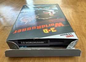 3-D WorldRunner Complete in Box CIB Hangtab FIRST PRINT Nintendo NES 1987 RARE🔥