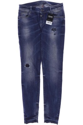 TIMEZONE Jeans Damen Hose Denim Jeanshose Gr. W26 Baumwolle Leder Blau #kvd4lr8