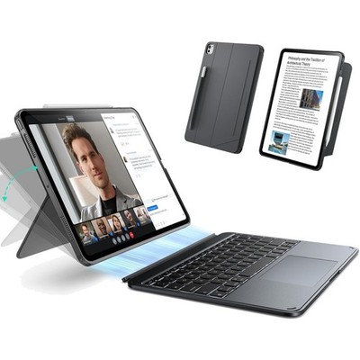 Hülle mit Tastatur für iPad Pro 13 Zoll M4/M5 Kunststoff dunkelgrau Magnetisc...