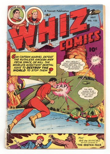 Whiz Comics #135 GD- 1.8 1951