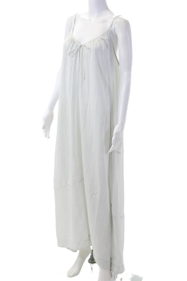 Donna Karan Sleepwear Womens Night Gown White Size Large - Image 2 of 4
