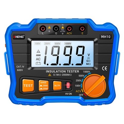 Karlak MH10 Digital Insulation Tester 0.1MΩ-2000MΩ 1000V LCD Backlight Japan