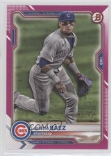 2021 Bowman Fuchsia Border 244/299 Javier Baez #88 08ee