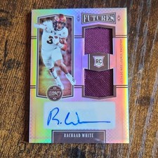 Panini 2022 Legacy Rachaad White Dual Patch Auto Silver #FD-RW/249 Rookie ASU