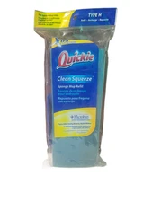 NEW Quickie Clean Squeeze Type H Sponge Mop Refill Head Fits #047 Microban Blue