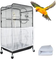 Extra Large Bird Cage Seed Catcher Guard Nylon Mesh Net