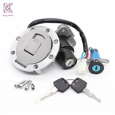 For Yamaha TZR125 TZM150 TZR150 TDM850 Ignition Switch Lock Key Set Fuel Gas Cap