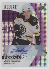 2023 Upper Deck Allure Rookies Purple Diamond 7/10 Joona Koppanen #103 Auto 0o5t