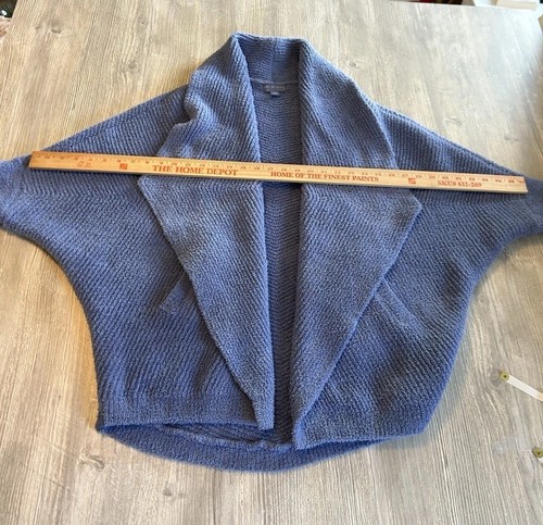 Barefoot Dreams CozyChic Chevron Ribbed Cardigan Blue Women L/XL Large X-Large. - Picture 12 of 12