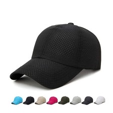 Men’s Quick Dry Running Cap Lightweight Breathable Sun Hat Outdoor Baseball Cap