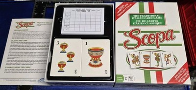 Scopa - Italian Card Game - Outset New