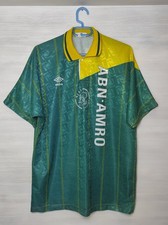 AJAX AMSTERDAM 1991-92 AWAY SHIRT UMBRO JERSEY SOCCER SIZE L/XL