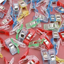 50Pcs Sewing Clips For Fabric Craft Quilting Knitting Crochet Multicolored