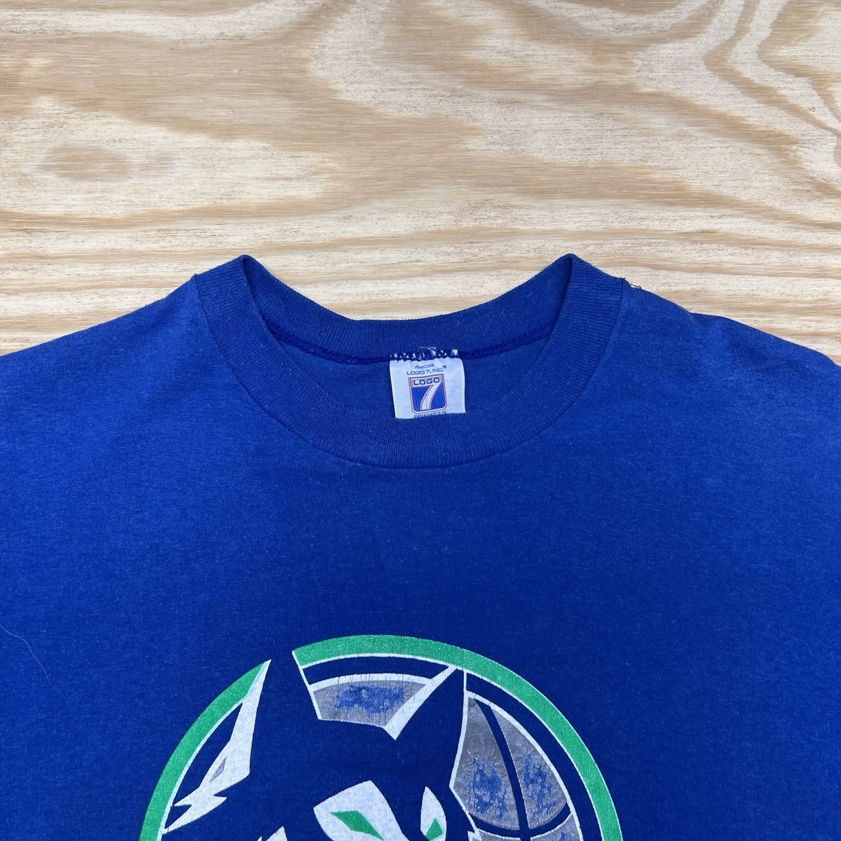 Vintage 90s Logo 7 NBA Minnesota Timberwolves Basketball Tee XL | eBay