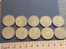 Market token UK William Pethhard one shilling Smithfield Birmingham fruit mercht