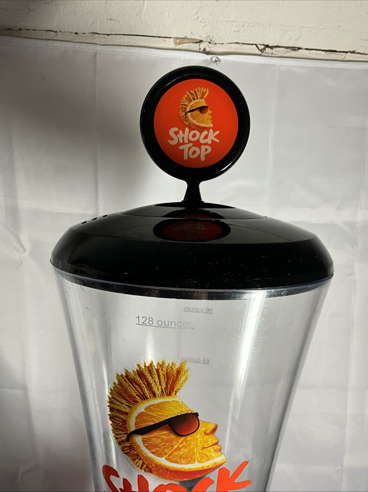 Shock Top Beer Super Tube-Conic Super Tube-Beer Dispenser-128 oz.