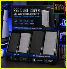PS5 Slim Dust Cover Anti-Scratch Protector Sleeve for Console NEW