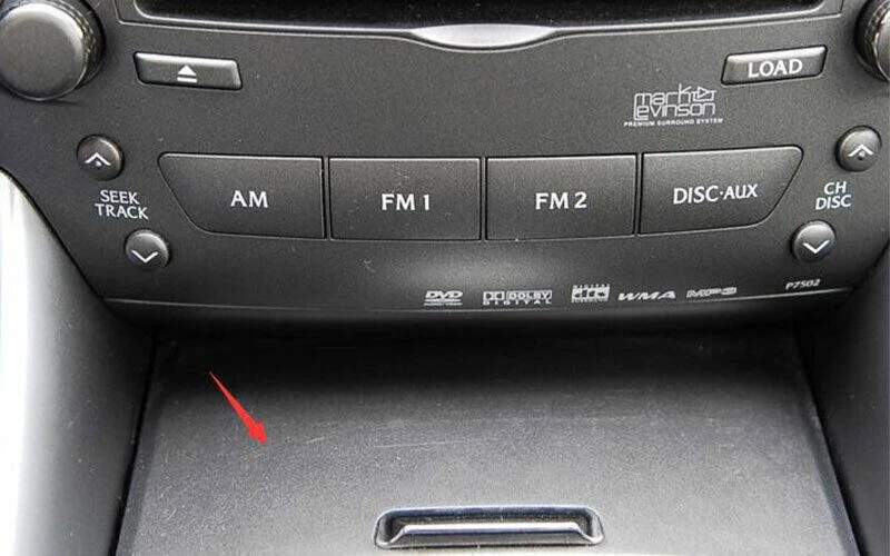 Isqueiro console médio para Lexus IS250 350 2006-2013 fibra de carbono real - Imagem 4 de 4