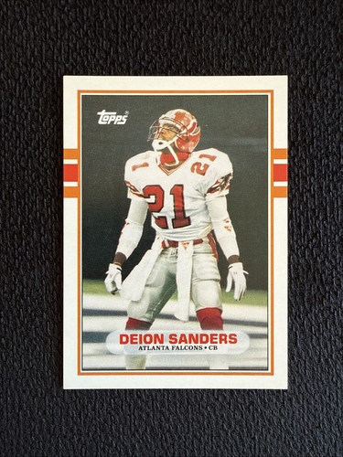 1989 Topps Traded #30T Deion Sanders RC Atlanta Falcons Dallas Cowboys