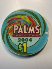 Las Vegas Casino Chip $1 Palms 2004 Nevada Poker Chip Sammler