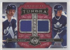 2006 Artifacts Tundra Tandems Red 18/50 Ron Ellis Lanny McDonald #TT-ME HOF 2d8