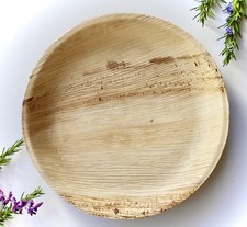 bamboo plates disposable 10" Round 50 Pic Biodegradable - party plate