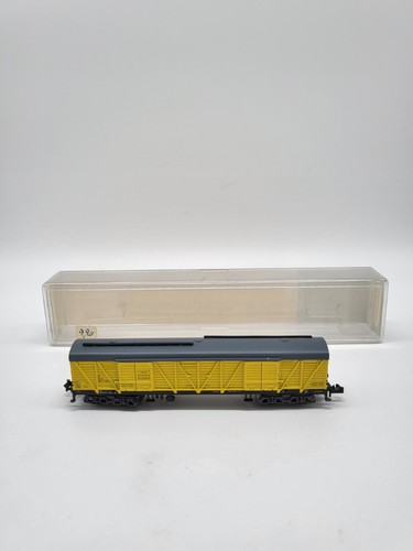 Minitrix Spur N 51 3596 00 Güterwagen Hilfszug gelb in OVP | Condition: Gebraucht