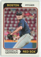 Franklin German RC 2023 Topps Heritage Boston Red Sox #77