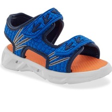 Carter's Unisex - Toddler Tanis Sandal - Blue/Orange - Light Up CS25M07B