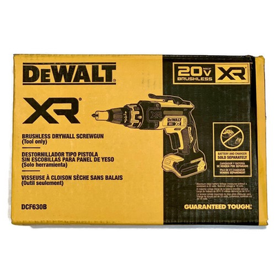 #ad DEWALT DCF630B 20V MAX XR Cordless Brushless Drywall Screwgun TOOL ONLY $117.99