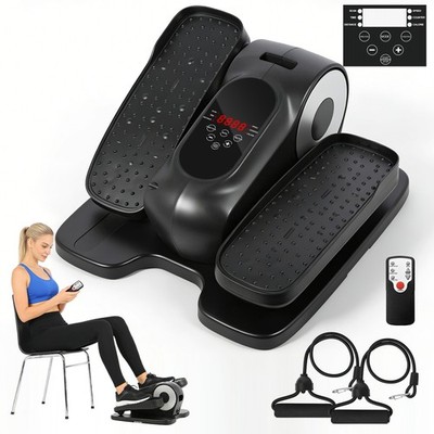 Under Desk Electric Elliptical Seated Foot Pedal Exerciser 12 Speed Home Office