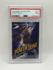 1998 TOPPS FINEST ALBERT BELLE POWER ZONE SSP  - PSA 9 Mint
