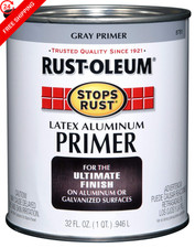 Rust-Oleum 8781502 Stops Rust Flat Aluminum 32 Fl Oz (Pack of 1),